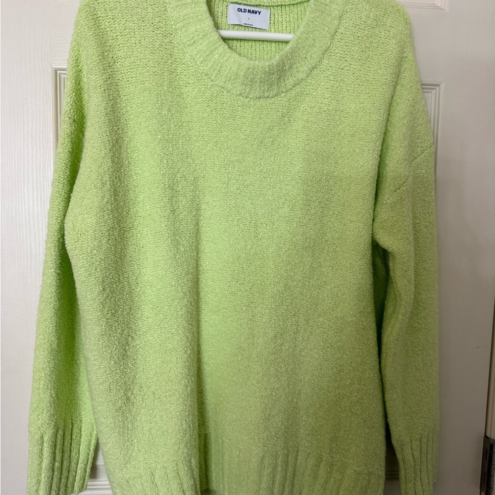 Old Navy Women's Lime Crew Neck Sweater
